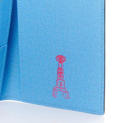 Louis Vuitton Monogram 2021 Christmas Animation China Passport Cover Myosotis Blue 6 of 9