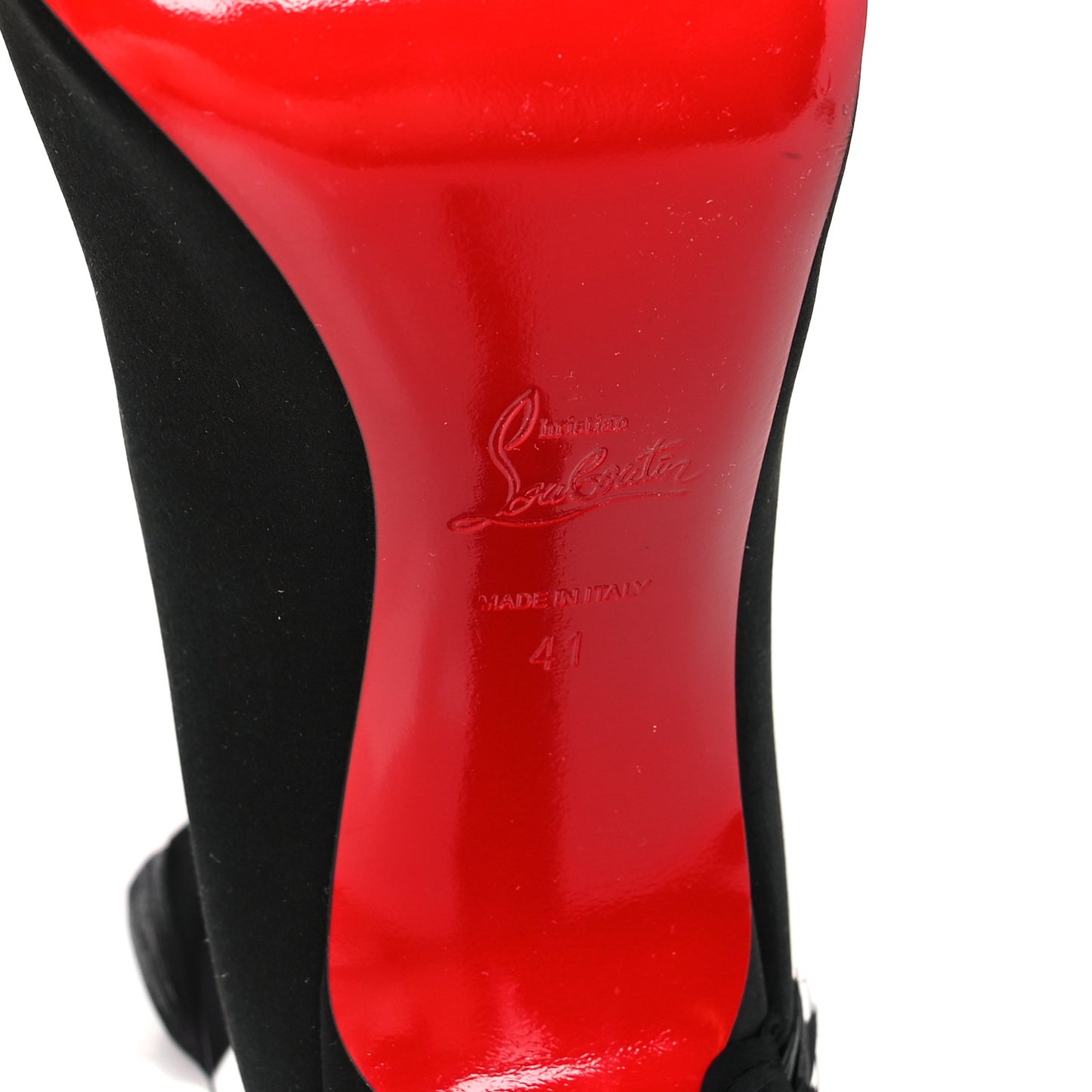 Crepe Satin Kate Plume 100 Pumps 41 Black