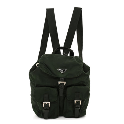 Prada Nylon Vela Small Backpack Green 1 of 17
