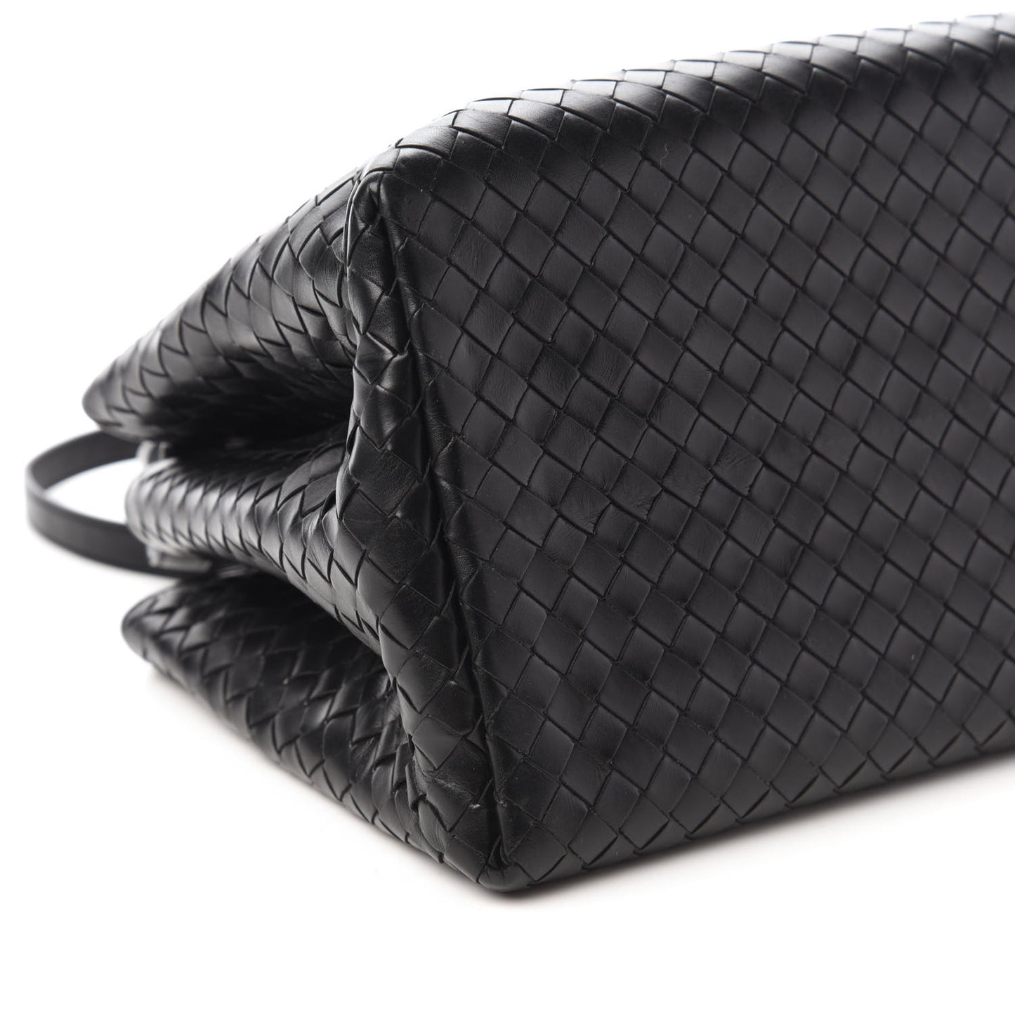 Light Calf Intrecciato Small Roma Black