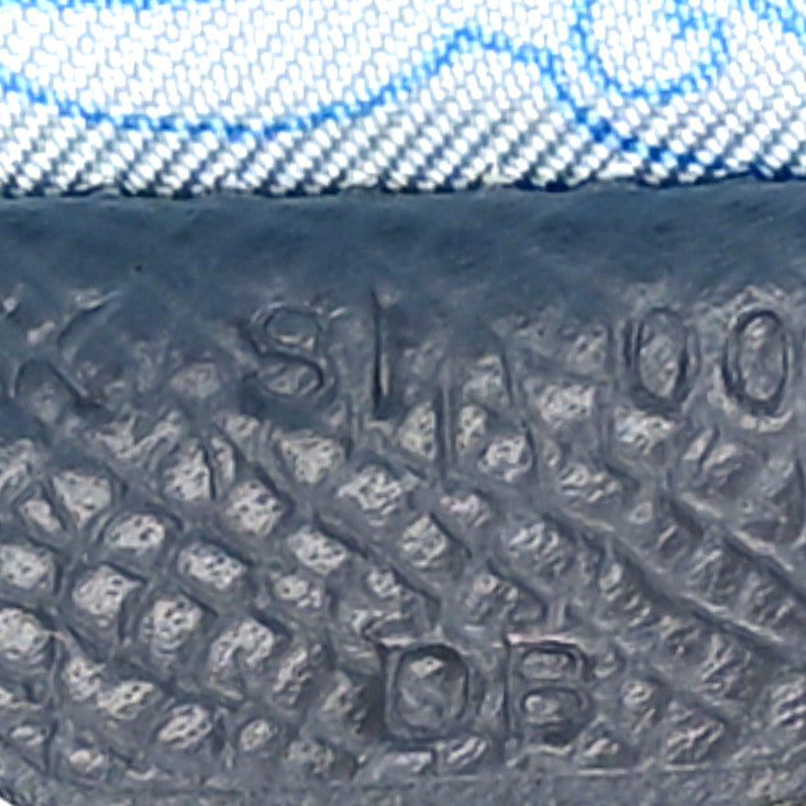 Epsom Barenia Silk'In Compact Wallet Ardoise Brume