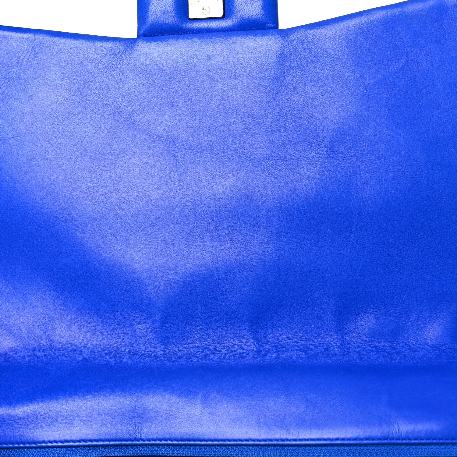 Chanel Lambskin Quilted Maxi Single Flap Blue 12 of 20