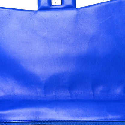 Chanel Lambskin Quilted Maxi Single Flap Blue 12 of 20