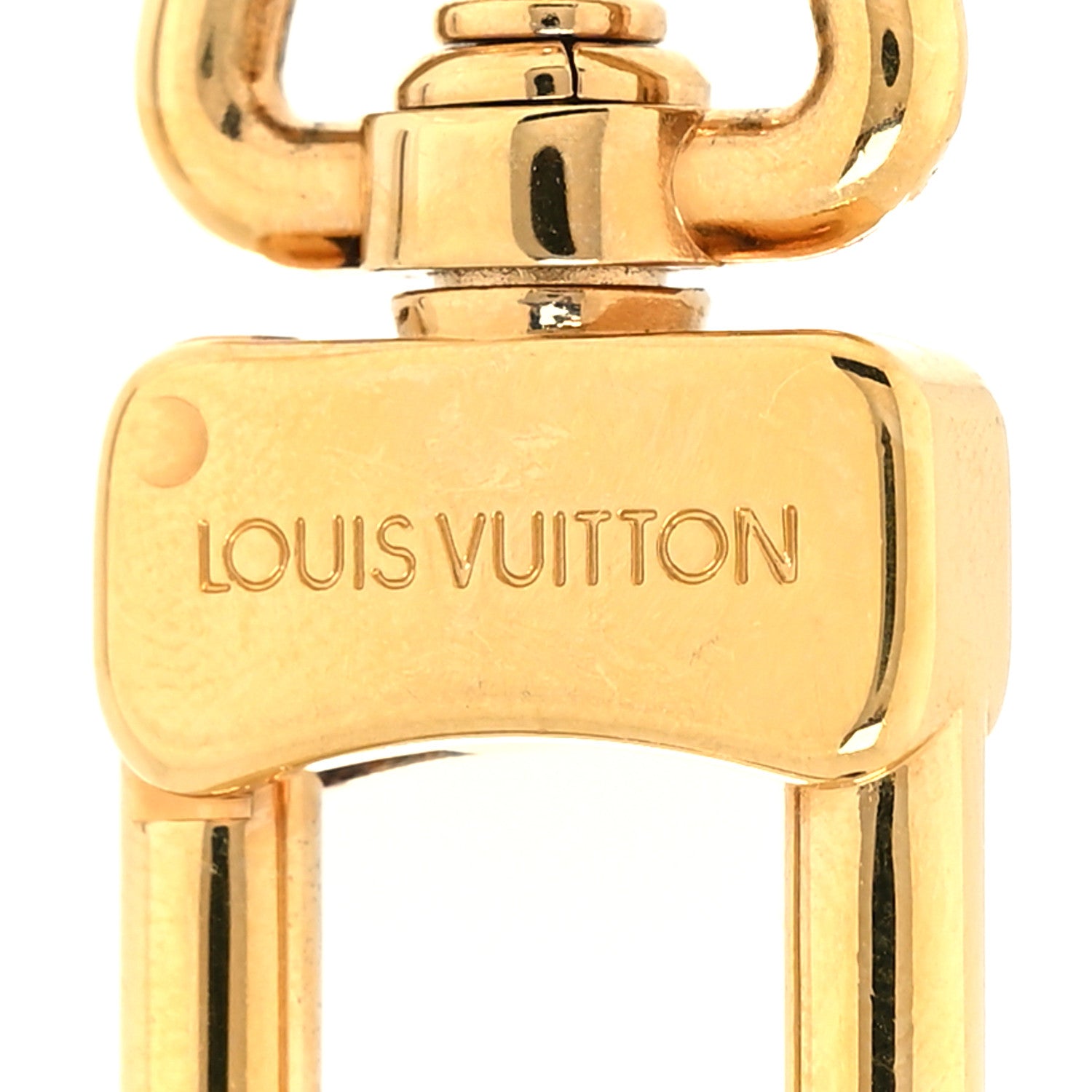 Louis Vuitton Pochette Extender Key Ring Gold 3 of 4