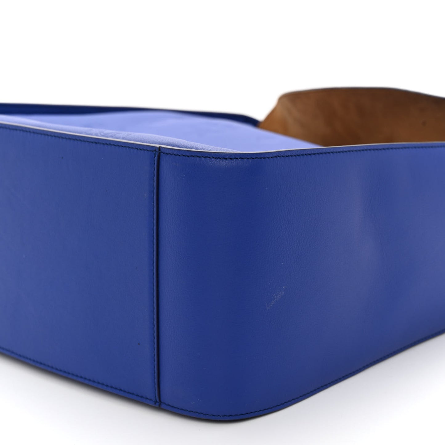 Calfskin Ottomar Monogram Large Aren Flap Hobo Sodalite Blue