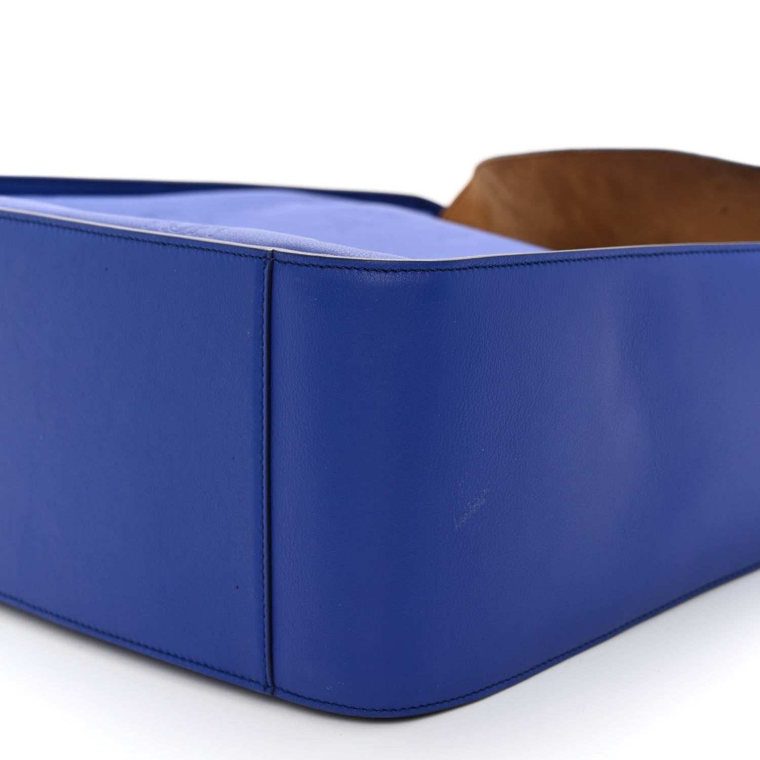 MCM Calfskin Ottomar Monogram Large Aren Flap Hobo Sodalite Blue 8 of 8