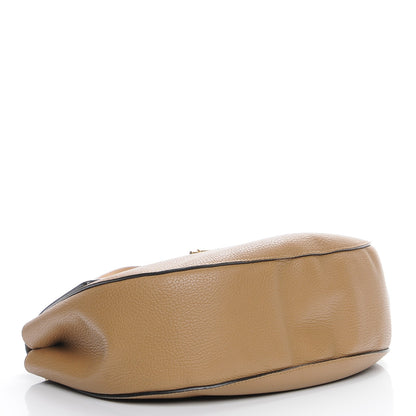 Chloe Grained Lambskin Large Drew Shoulder Bag Chestnut Cream 5 of 8