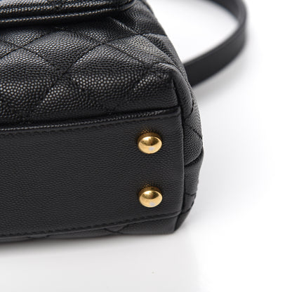 Chanel Caviar Quilted Mini Coco Handle Flap Black 11 of 13