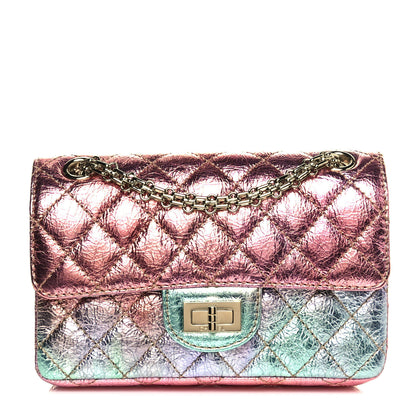 Chanel Metallic Goatskin Quilted Mini 2.55 Reissue Flap Multicolor 1 of 14