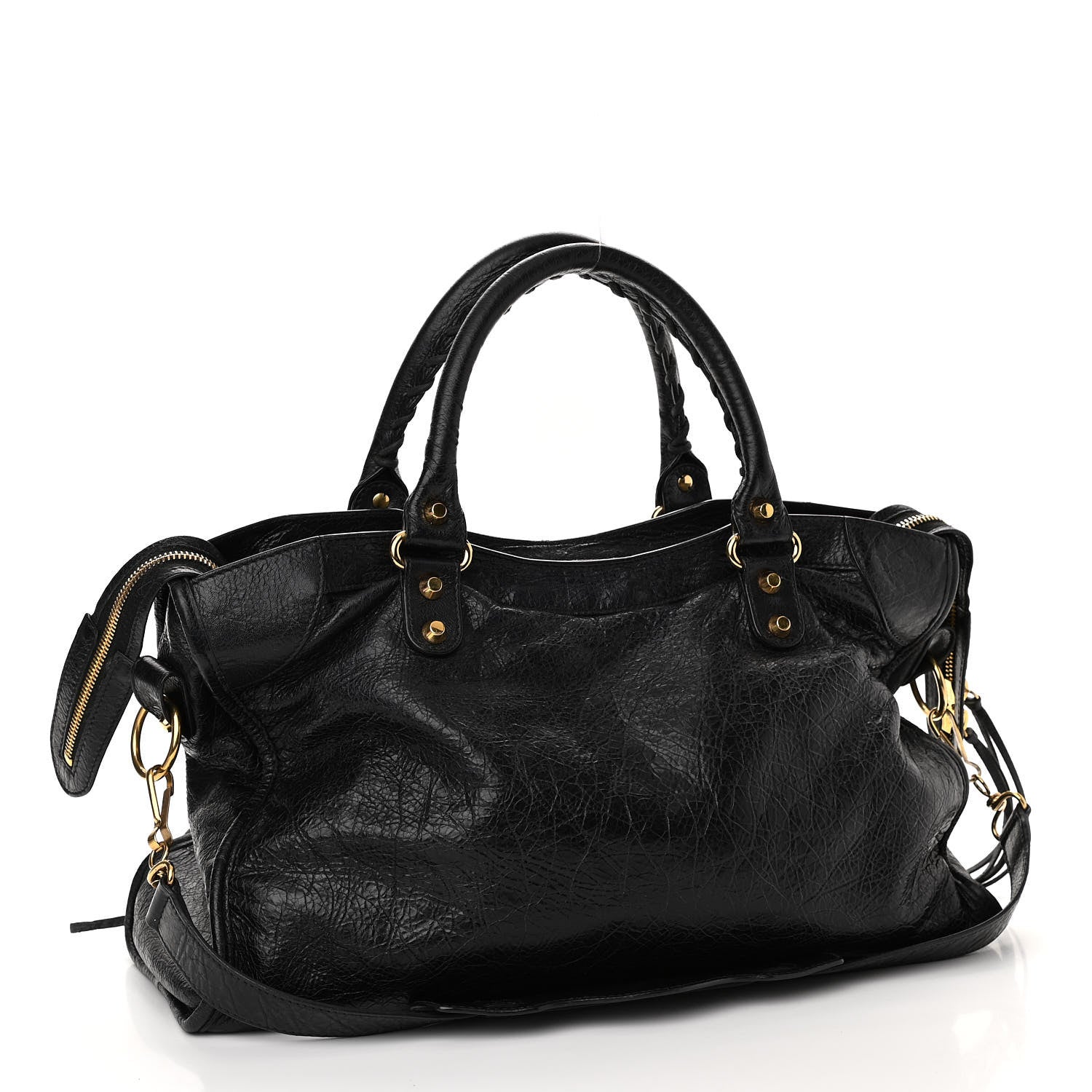 Balenciaga Agneau Classic Gold Hardware City Black 3 of 10