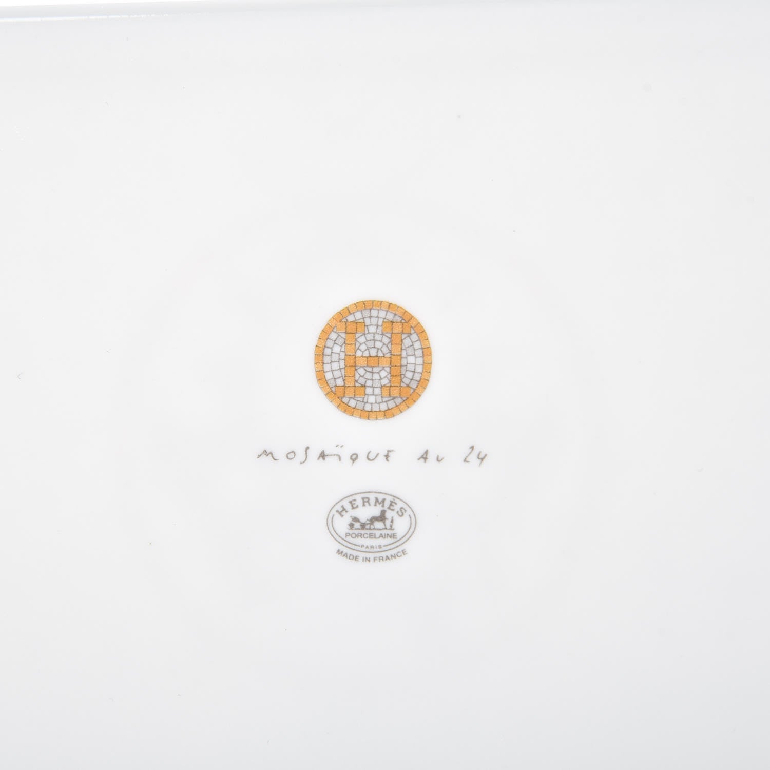 Hermes Porcelain Mosaique au 24 Sushi Plate 4 of 5
