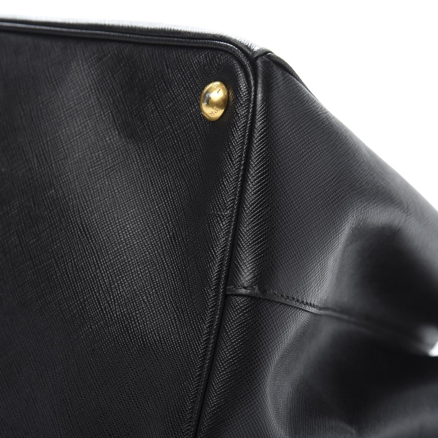 Saffiano Lux Large Tote Black