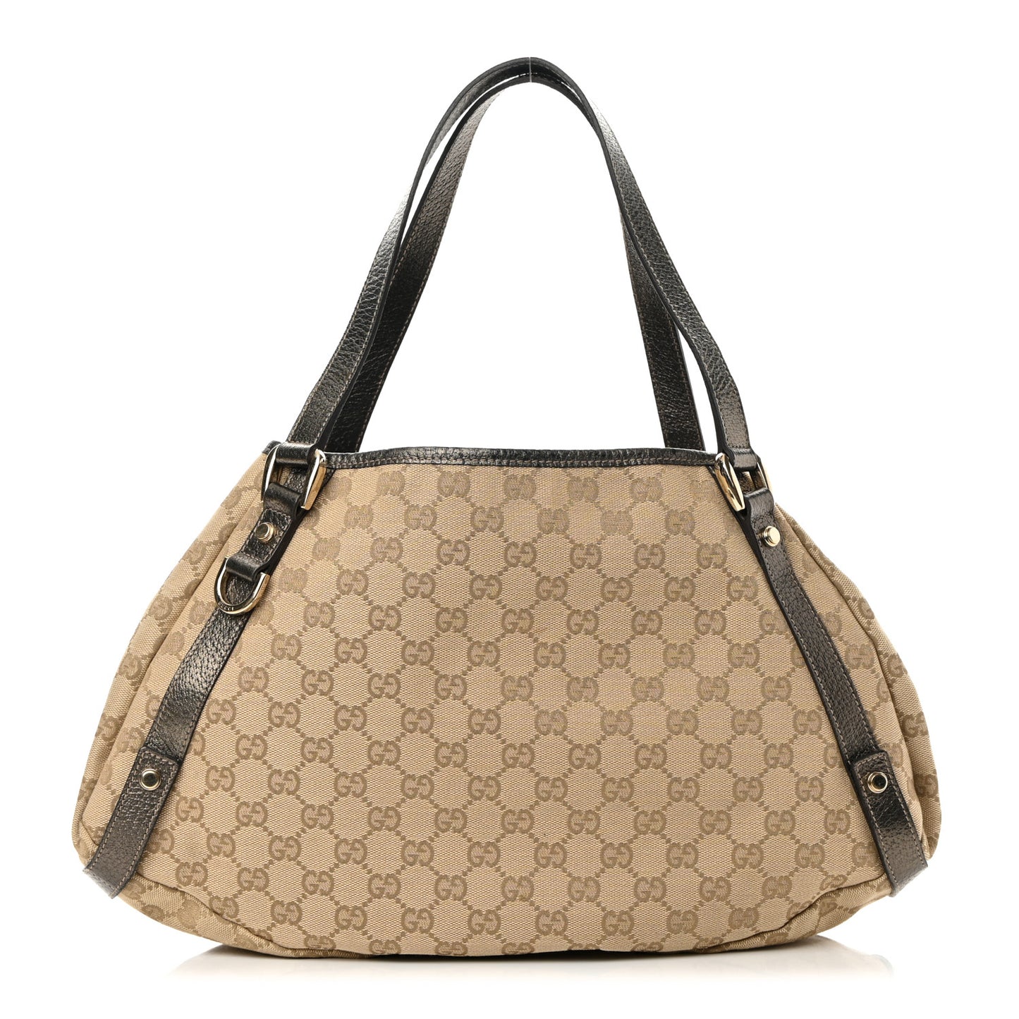 Monogram Medium Abbey Shoulder Bag Pewter