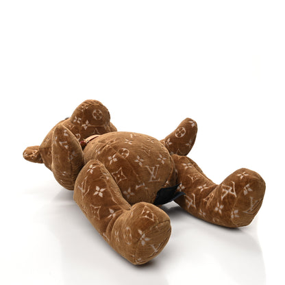 Louis Vuitton Velvet Calfskin Monogram DouDou Teddy Bear Natural 3 of 8