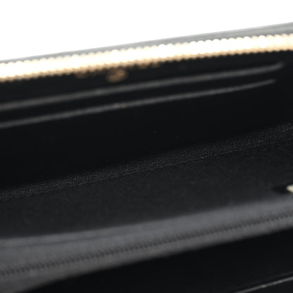 Chanel Caviar Quilted Medium Filigree Zip Around Wallet Black 5 of 11