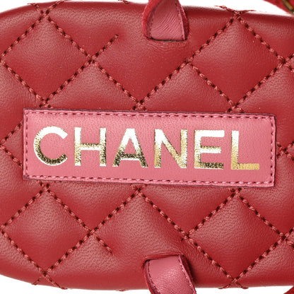 Chanel Suede Calfskin Chain Sandals 42 Red 7 of 9