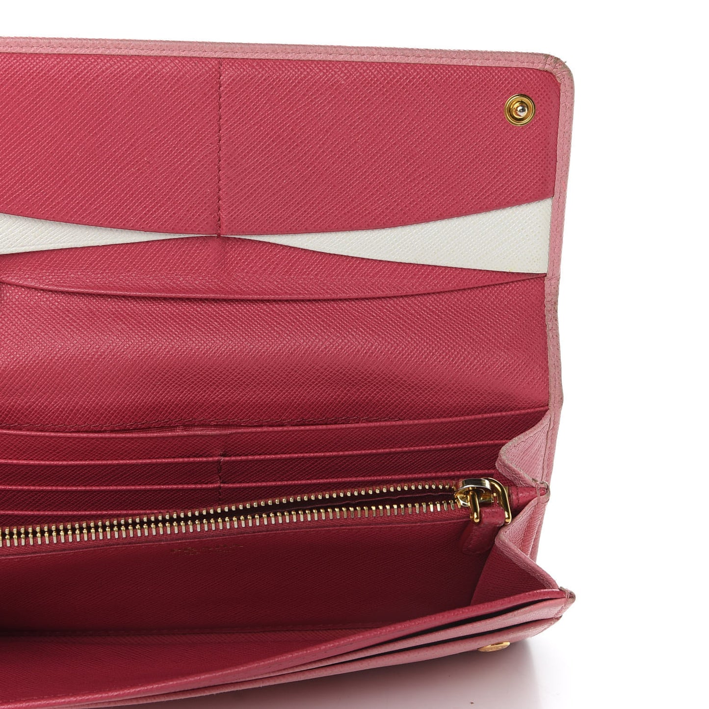 Saffiano Continental Flap Wallet Orchidea