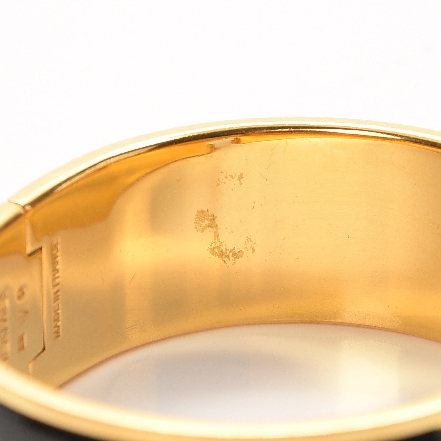 Hermes Enamel Wide Clic Clac H Bracelet PM Black 4 of 6