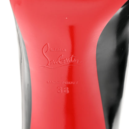 Christian Louboutin Patent Pigalle 85 Pumps 38 Black 7 of 8