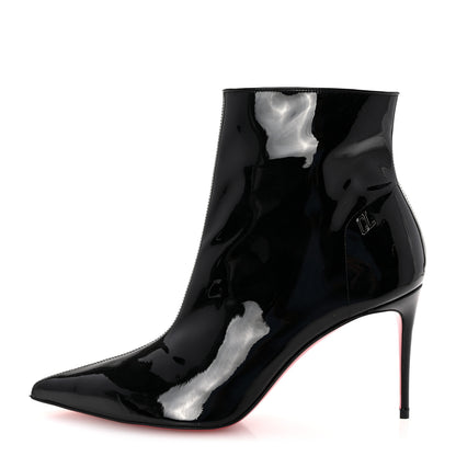 Christian Louboutin Patent Sporty Kate Booty 85 Ankle Boots 39.5 Black 1 of 9