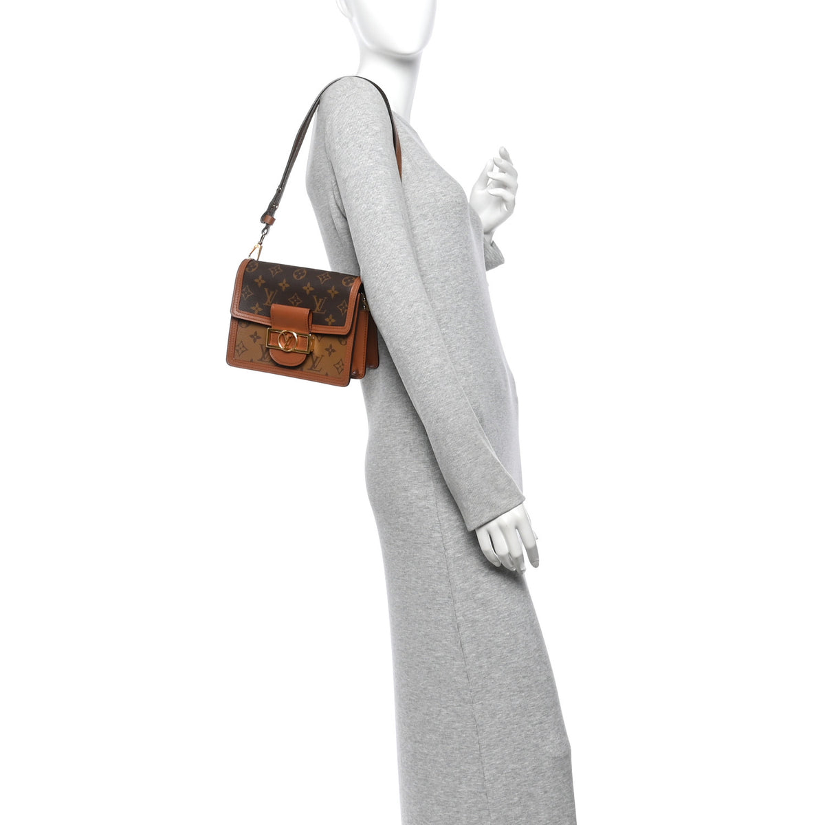 Louis Vuitton Reverse Monogram Dauphine Mini 2 of 9