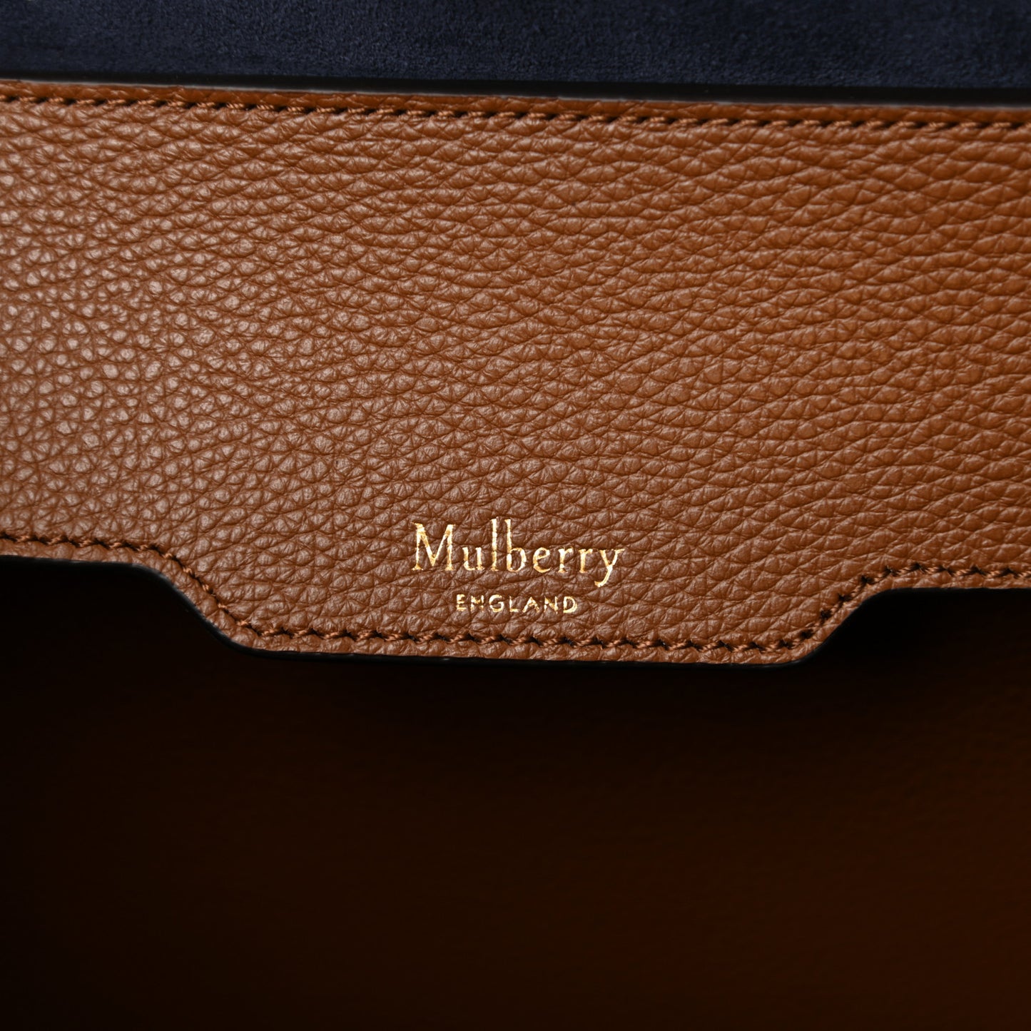 Small Classic Grain Bayswater Tote Oak Oxford Blue