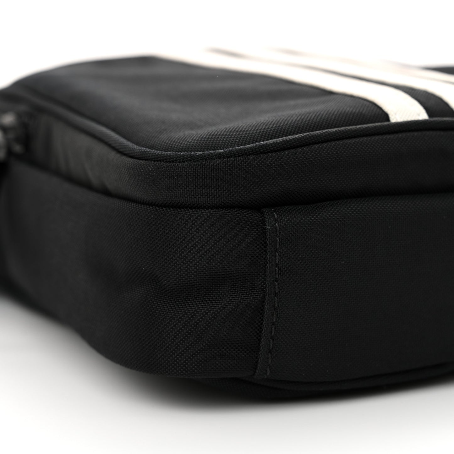 X ADIDAS Nylon Messenger Bag Black Blue