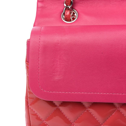 Chanel Patent Quilted Medium Double Flap Fuchsia 10 of 15