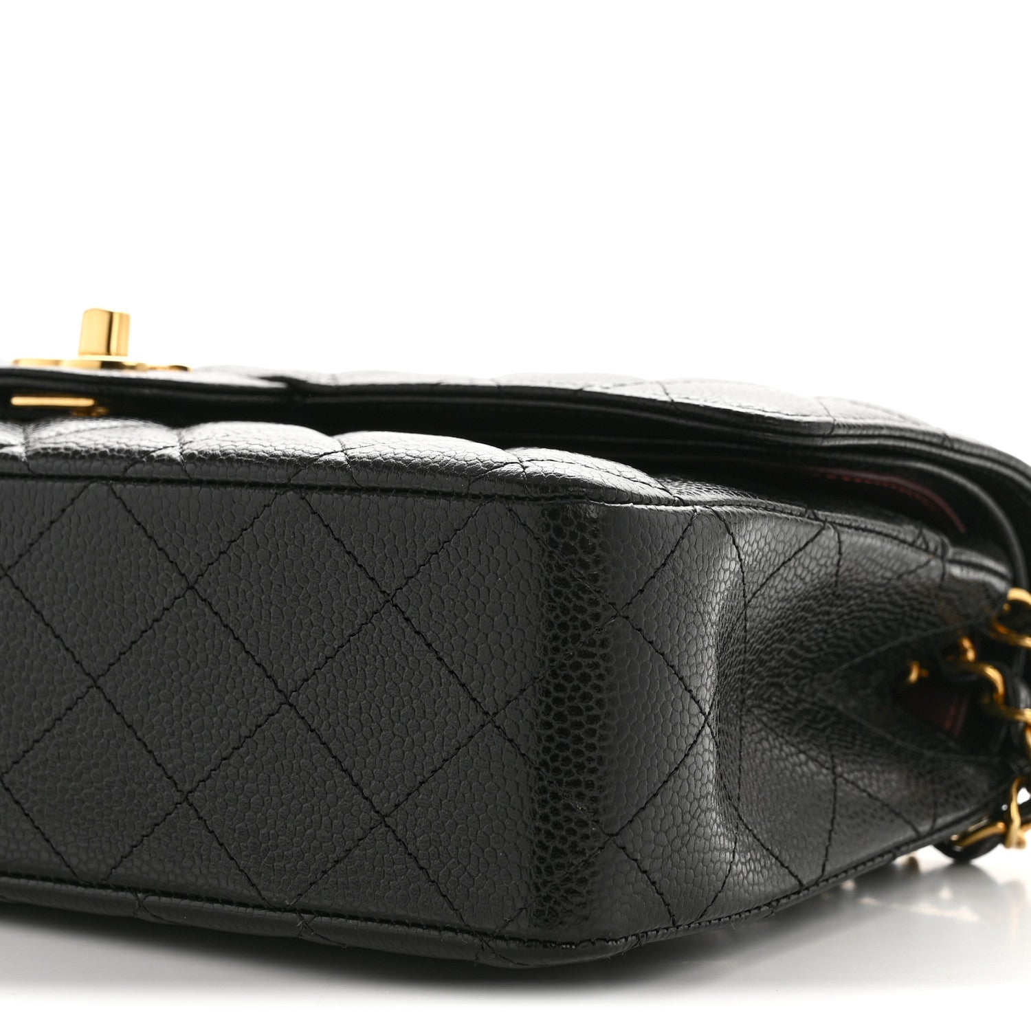 Chanel Caviar Quilted Medium Double Flap Black 11 of 12