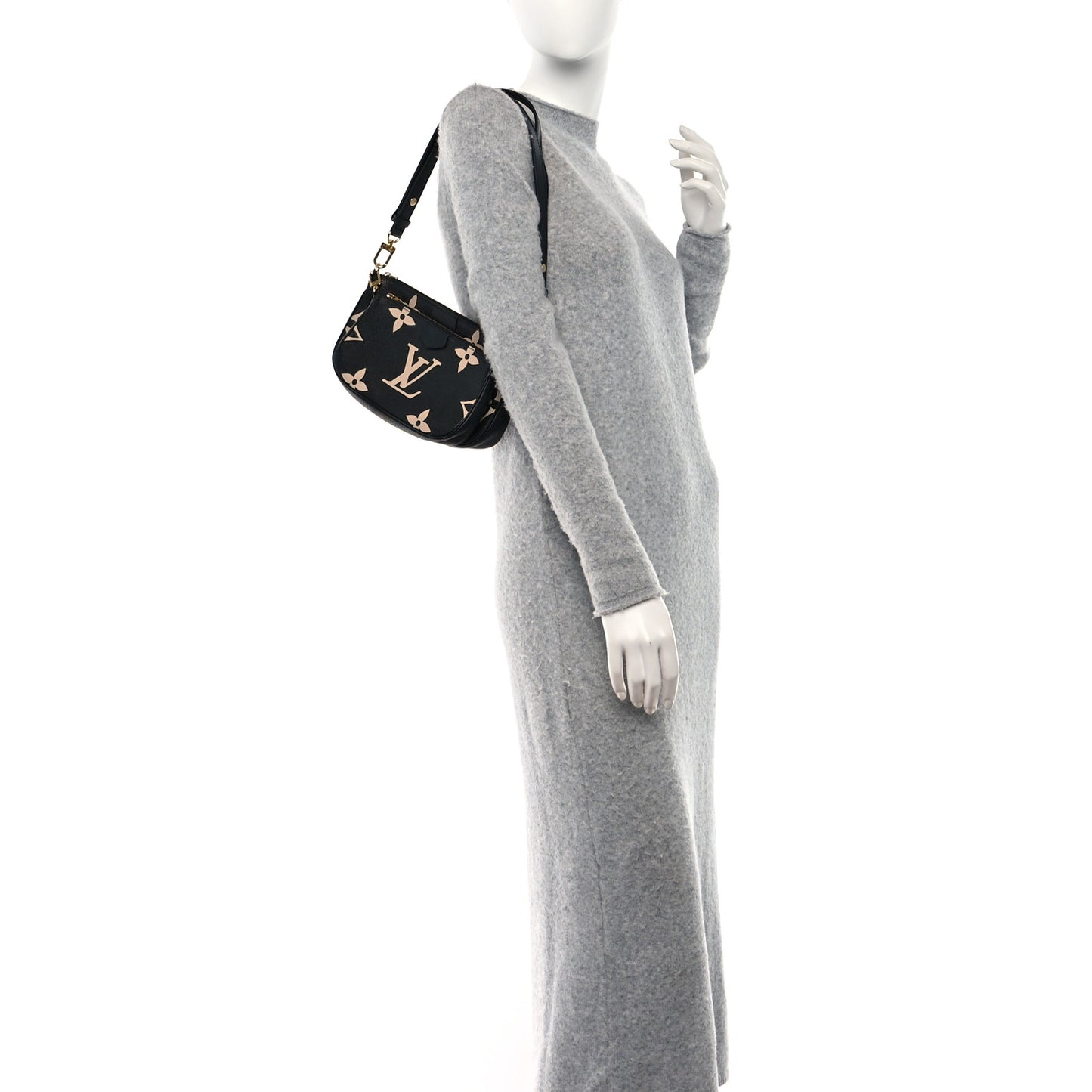 Empreinte Monogram Giant Multi Pochette Accessories Black Beige