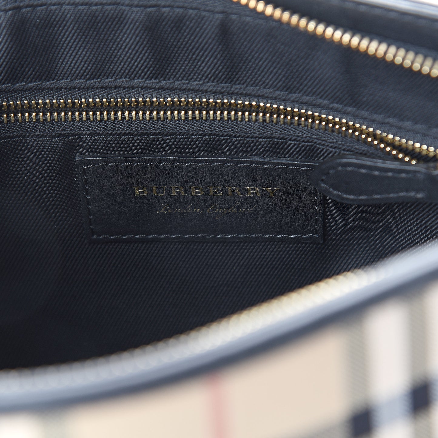 Horseferry Check Small Chichester Crossbody Clutch Bag Black