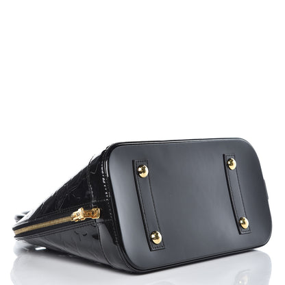 Louis Vuitton Vernis Alma PM Noir Magnetique 6 of 9