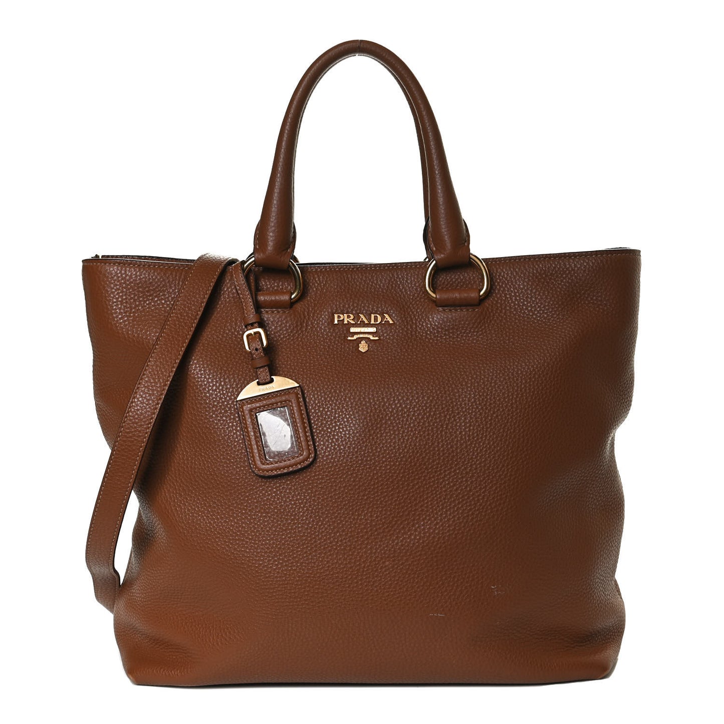 Vitello Daino Shopping Tote Palissandro