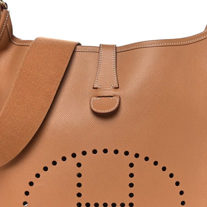 Hermes Courchevel Evelyne GM Tabac Camel 7 of 9