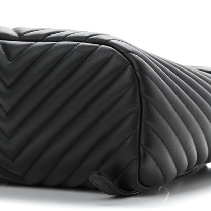 Chanel Calfskin Chevron Quilted Large Urban Spirit Backpack Black 10 of 10