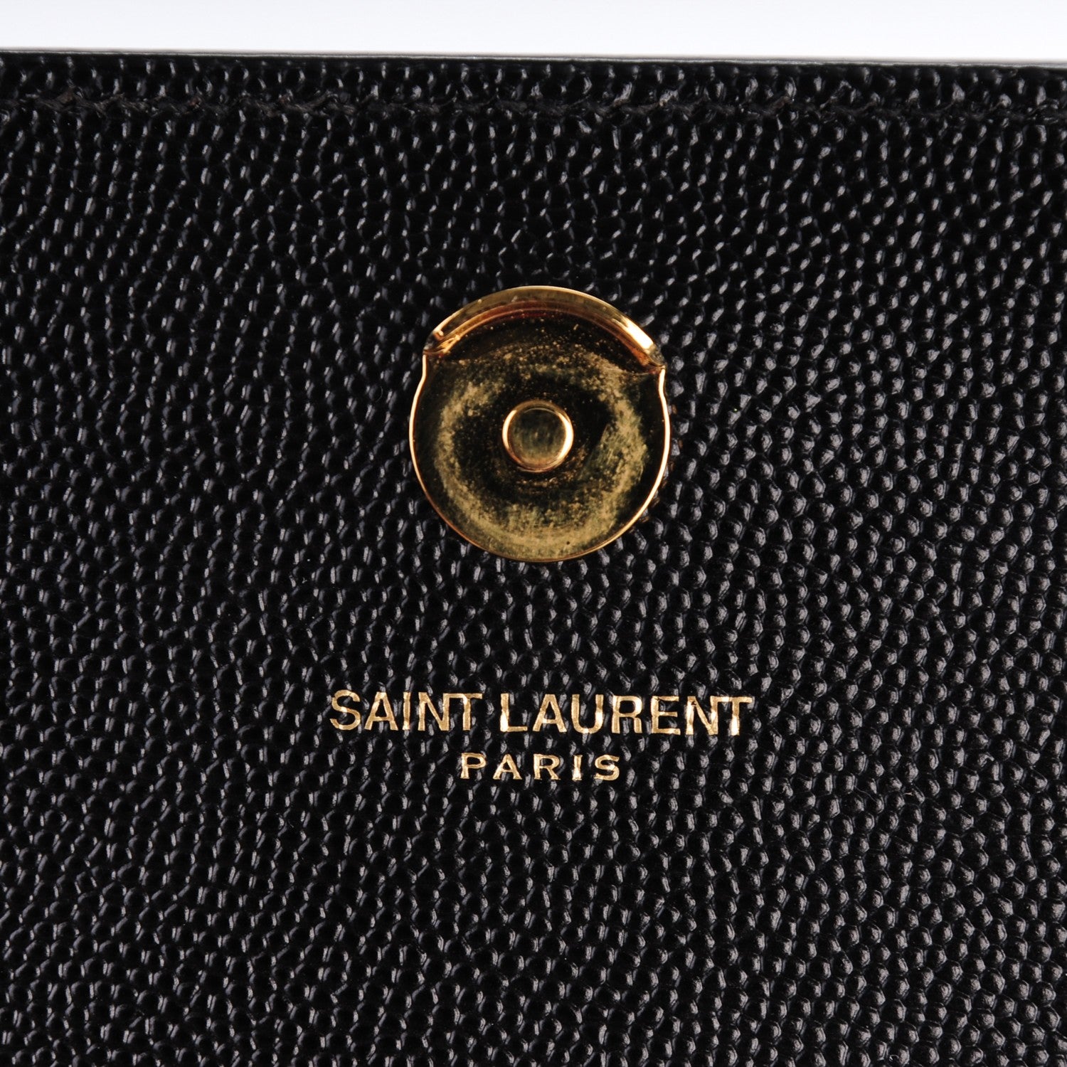 Saint Laurent Grain De Poudre Small Monogram Kate Satchel Black 6 of 7