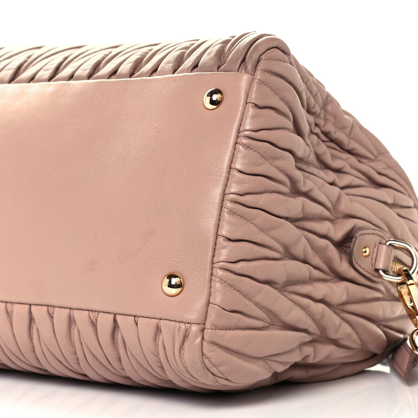 Nappa Matelasse Tote Mughetto