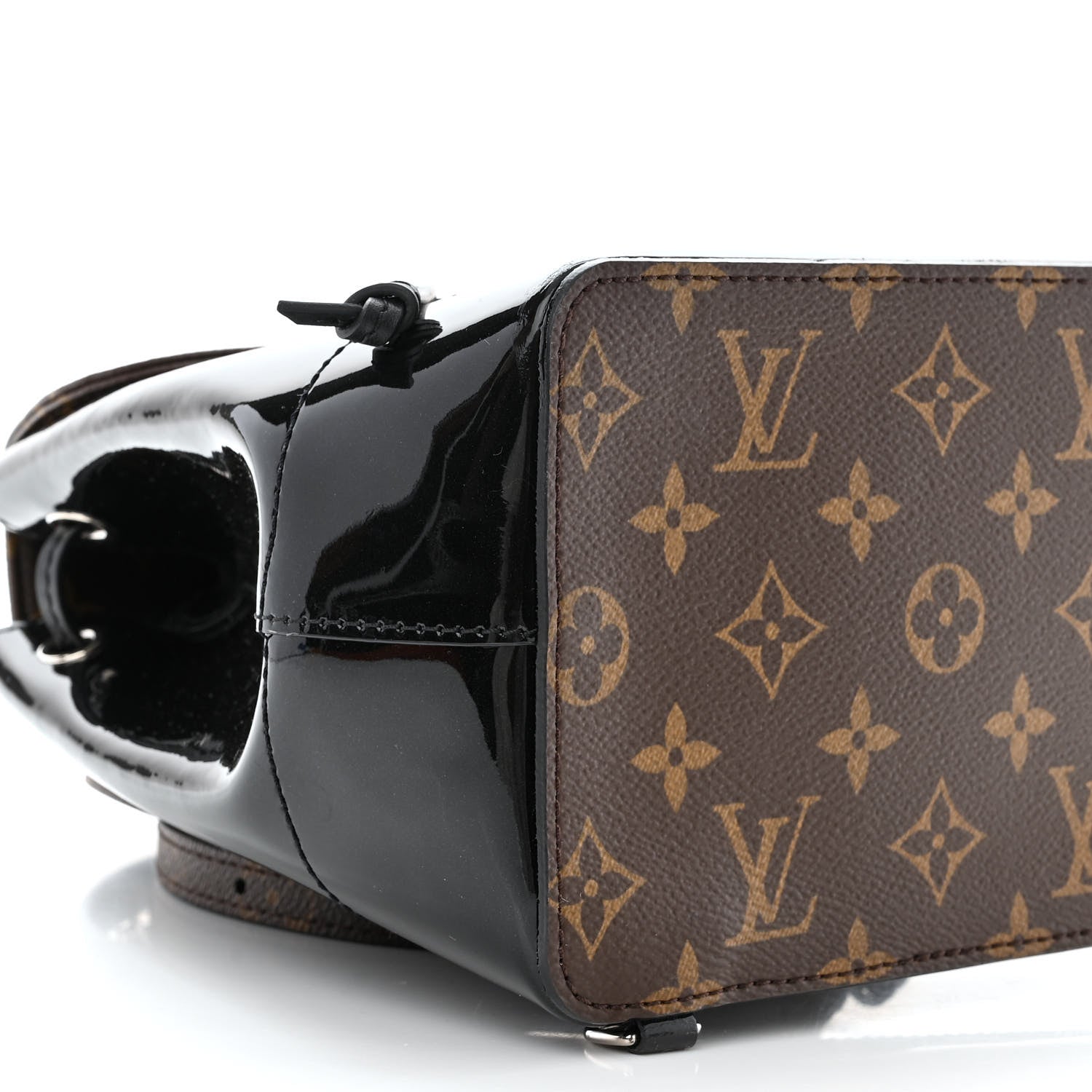Louis Vuitton Patent Monogram Hot Springs Backpack Black 9 of 10