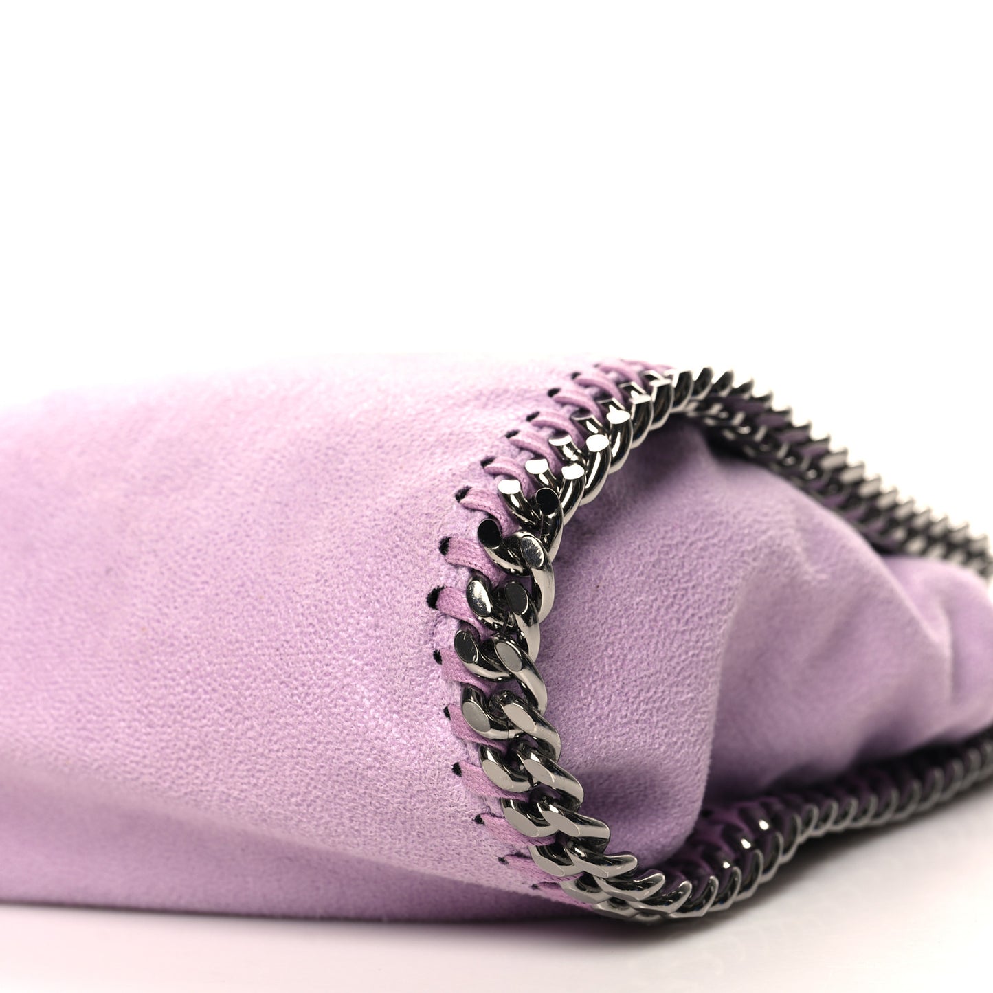 Shaggy Deer Mini Falabella Fold Over Tote Amethyste