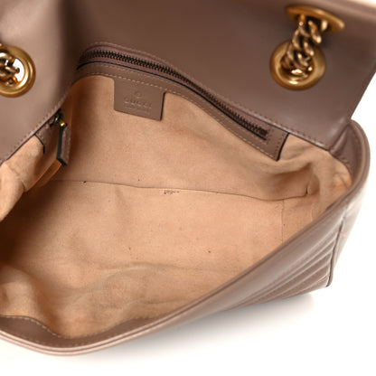 Gucci Calfskin Matelasse Small GG Marmont Shoulder Bag Porcelain Rose 5 of 11
