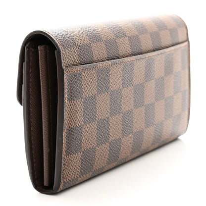 Louis Vuitton Damier Ebene Sarah Wallet NM 4 of 13
