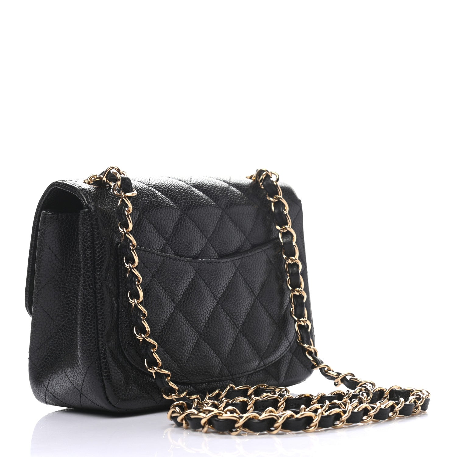 Chanel Caviar Quilted Mini Square Flap Black 3 of 9