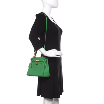 Hermes Togo Kelly Retourne 25 Bambou 2 of 12