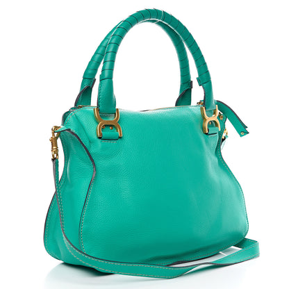 Chloe Calfskin Medium Marcie Satchel Jade Green 2 of 9
