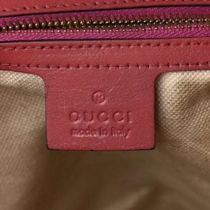 Gucci Guccissima Large Heart Bit Charm Top Handle Tote Pink 5 of 12
