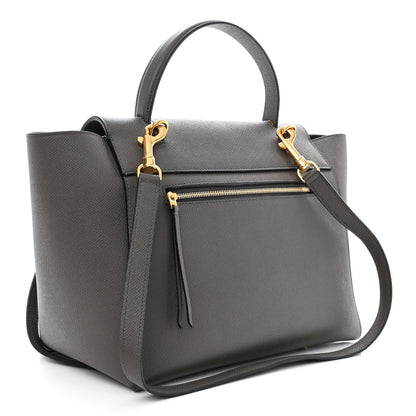 Celine Grained Calfskin Mini Belt Bag Grey 3 of 10
