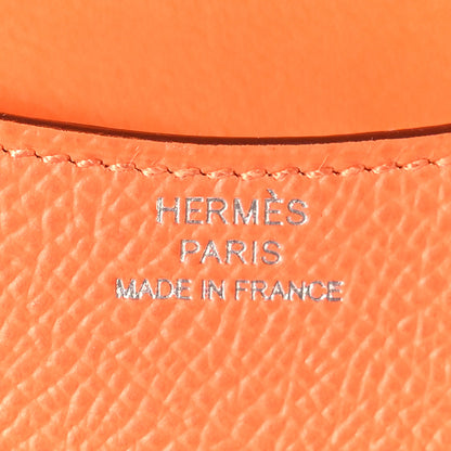 Hermes Epsom Constance Slim Wallet Orange 7 of 9