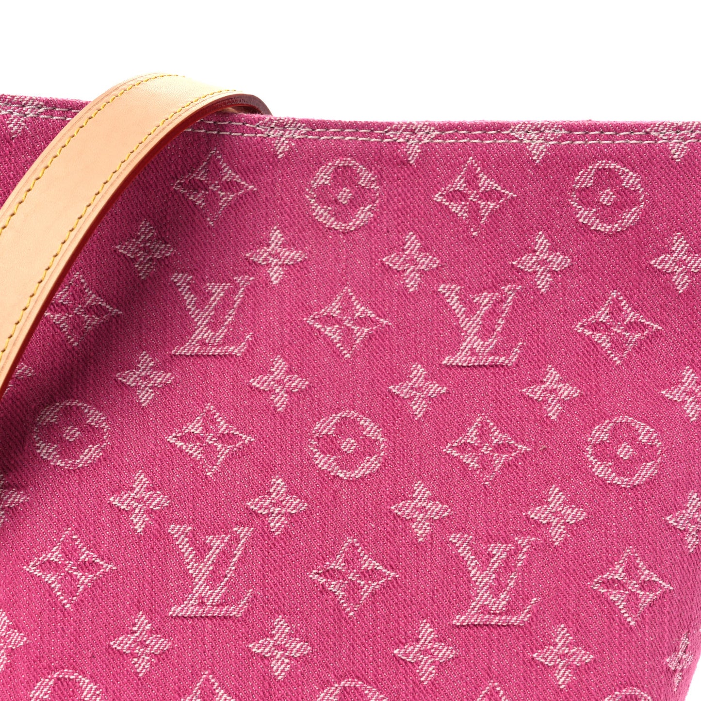 Monogram Denim All In BB Fuchsia