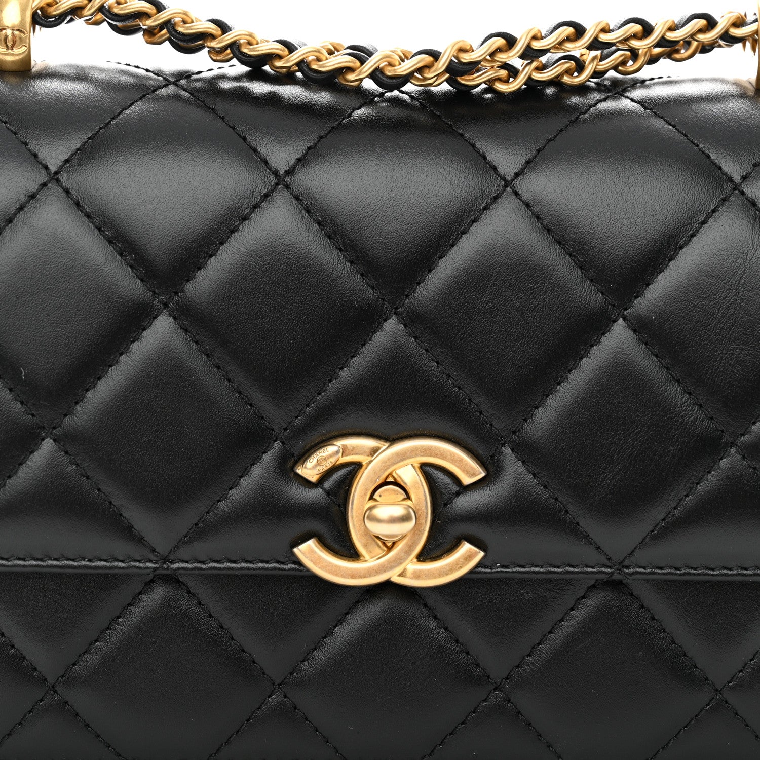 Chanel Calfskin Quilted Mini Perfect Fit Flap Black 8 of 11