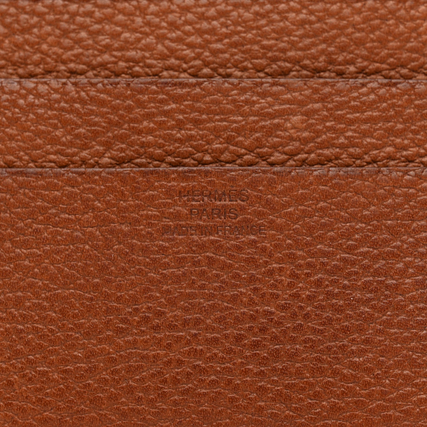 Hermes Barenia Faubourg City 3CC Card Holder Fauve 6 of 8